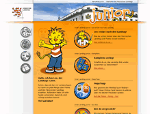 Tablet Screenshot of hessischer-landtag-junior.de